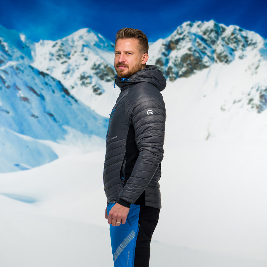 BU-38081SKP men's jacket ski-touring thermal primaloft® BUDIN