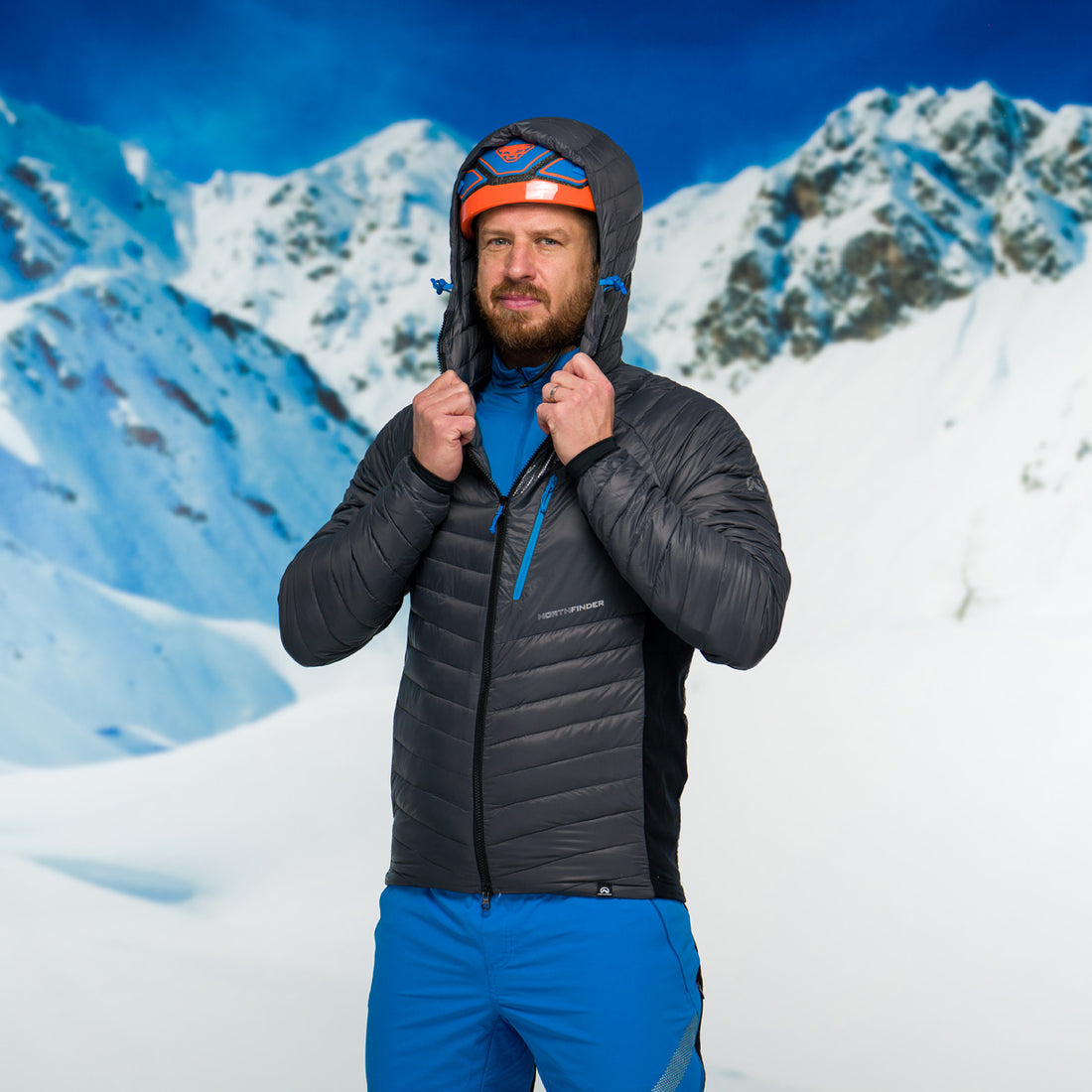 BU-38081SKP men's jacket ski-touring thermal primaloft® BUDIN