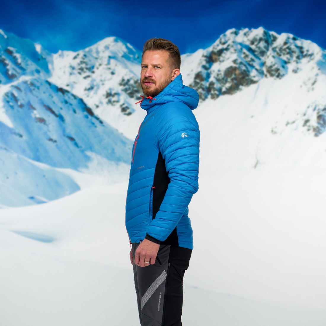 BU-38081SKP men's jacket ski-touring thermal primaloft® BUDIN