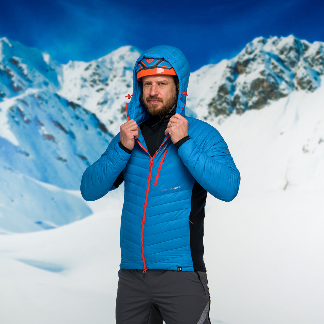 BU-38081SKP men's jacket ski-touring thermal primaloft® BUDIN
