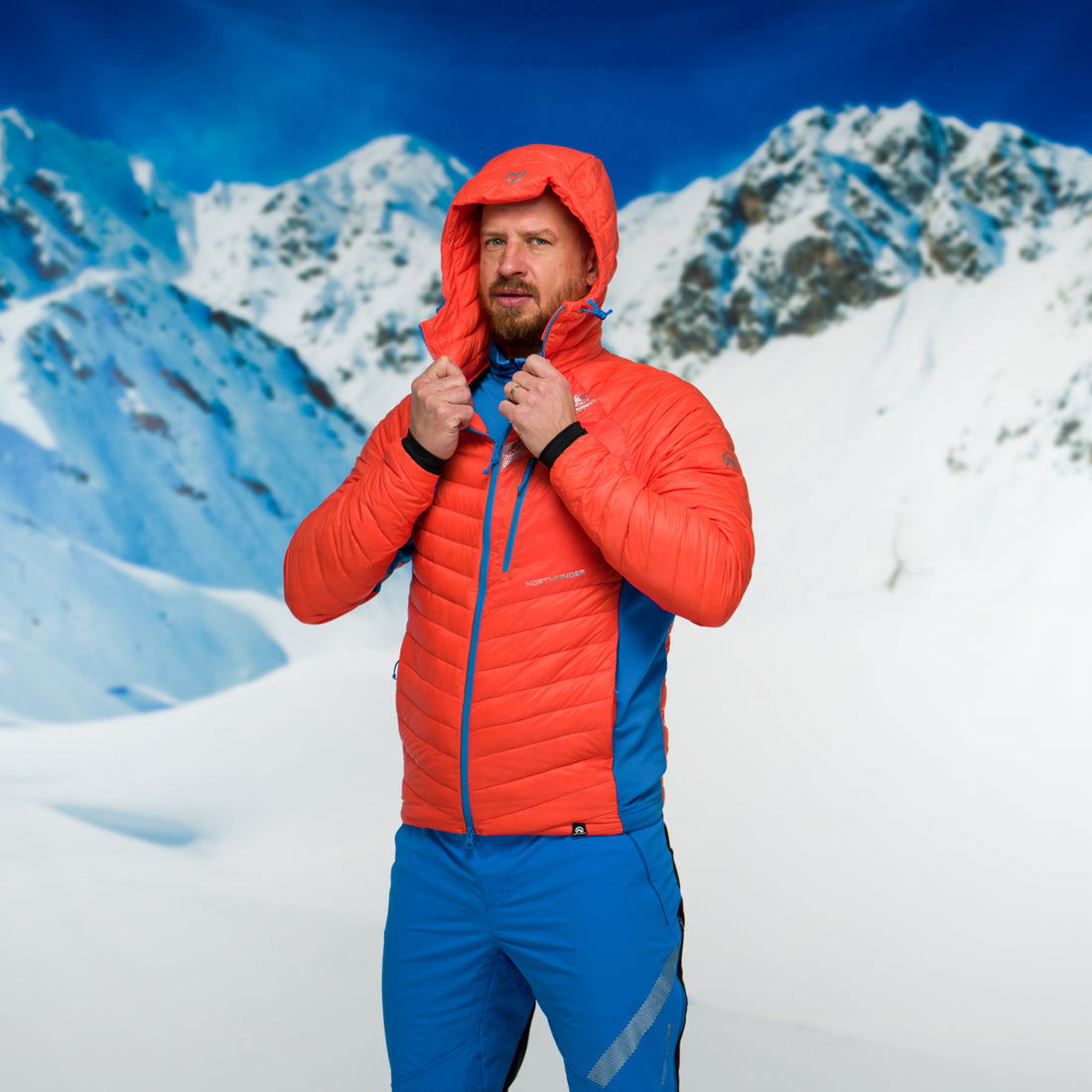 BU-38081SKP men's jacket ski-touring thermal primaloft® BUDIN