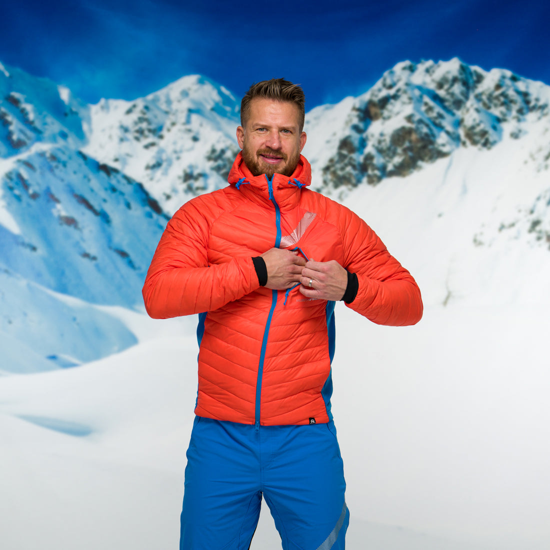 BU-38081SKP men's jacket ski-touring thermal primaloft® BUDIN
