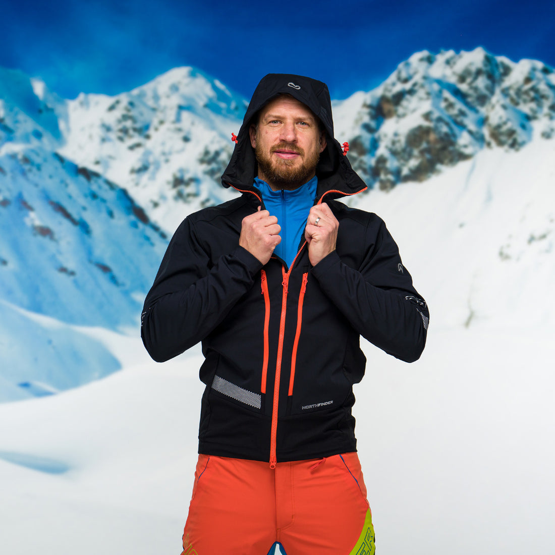 BU-3811SKP men's jacket ski-touring softshell windprotect HRUBY