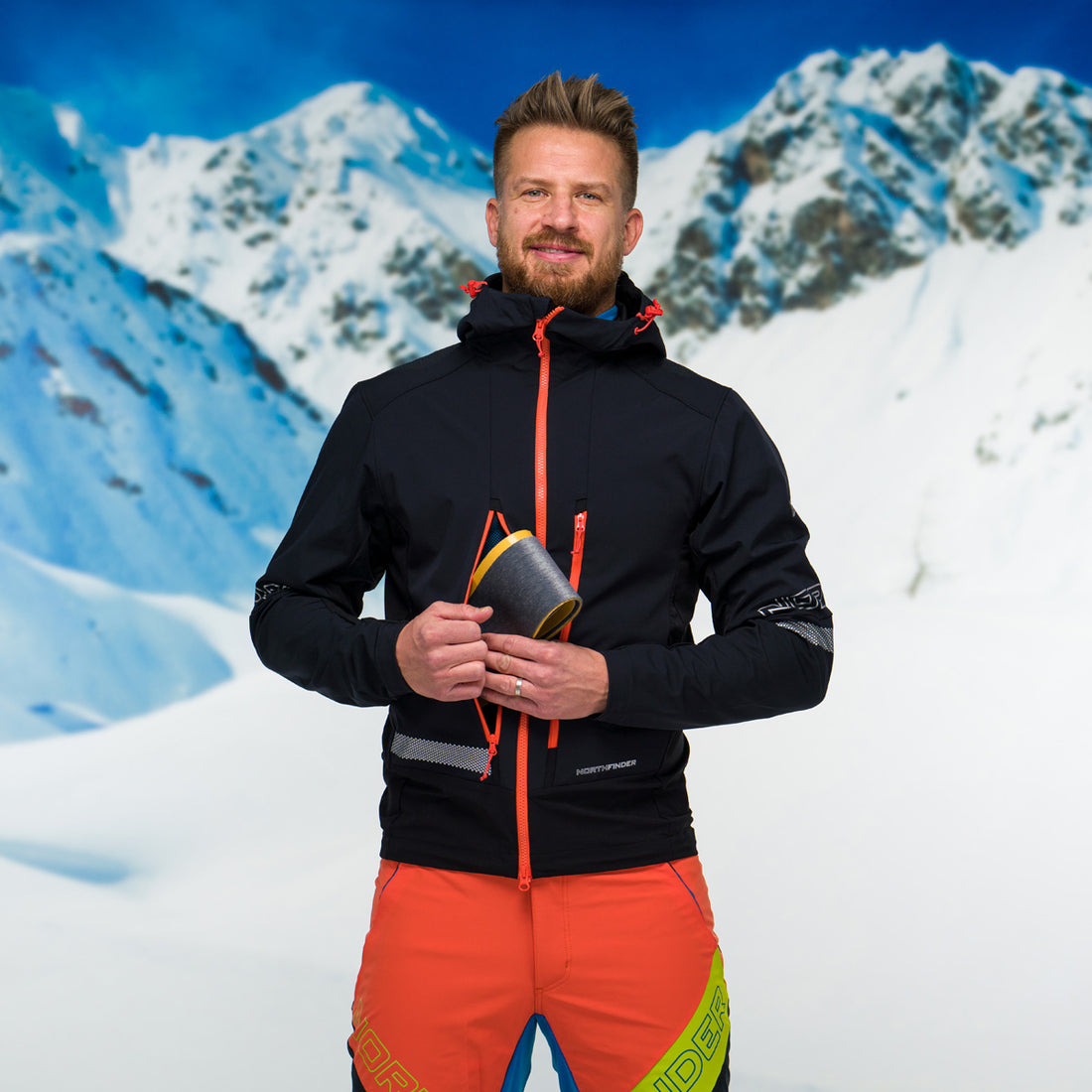 BU-3811SKP men's jacket ski-touring softshell windprotect HRUBY