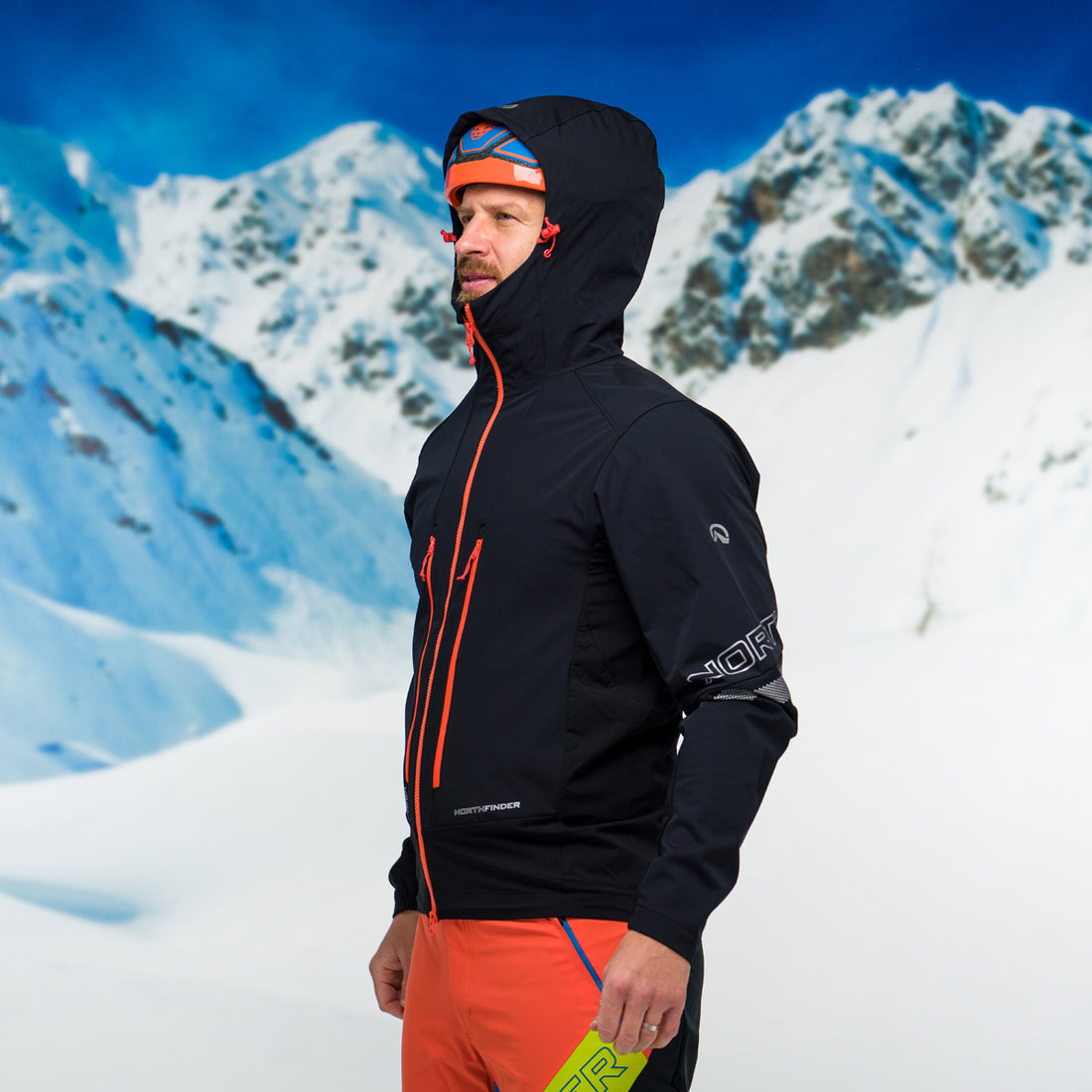 BU-3811SKP men's jacket ski-touring softshell windprotect HRUBY