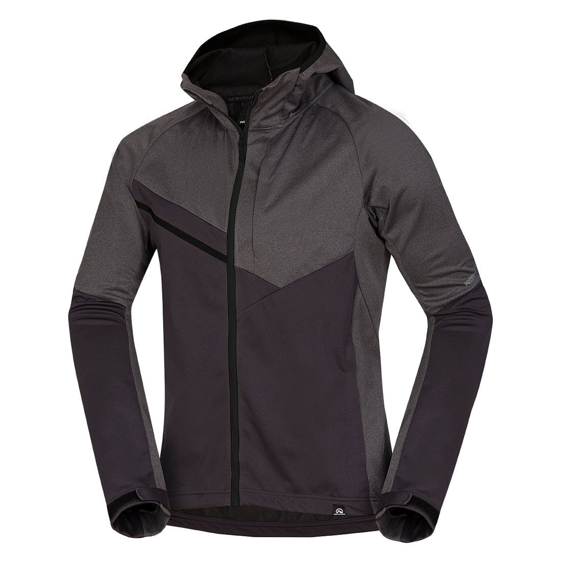 BU-38631OR men's softshell jackets melange BORHIS