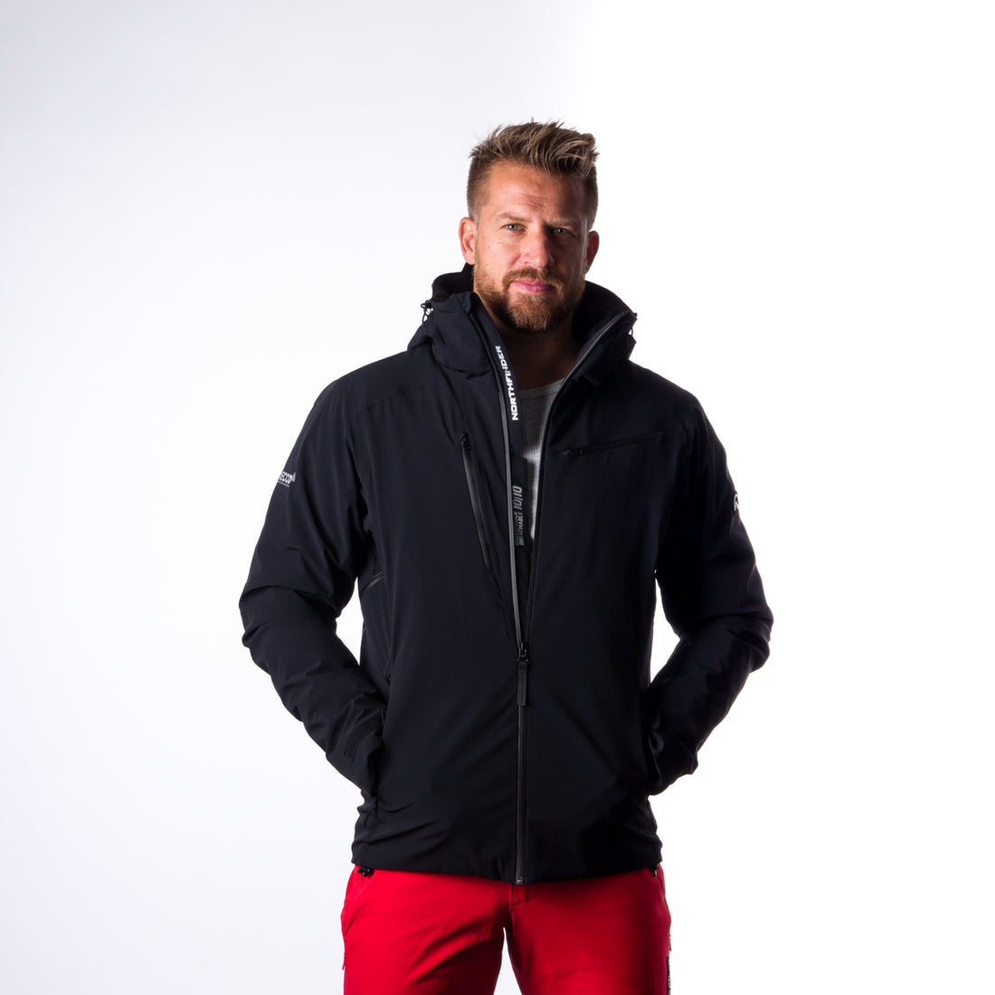 BU-3921SNW men's ski trend jacket insulated full pack BENTLY