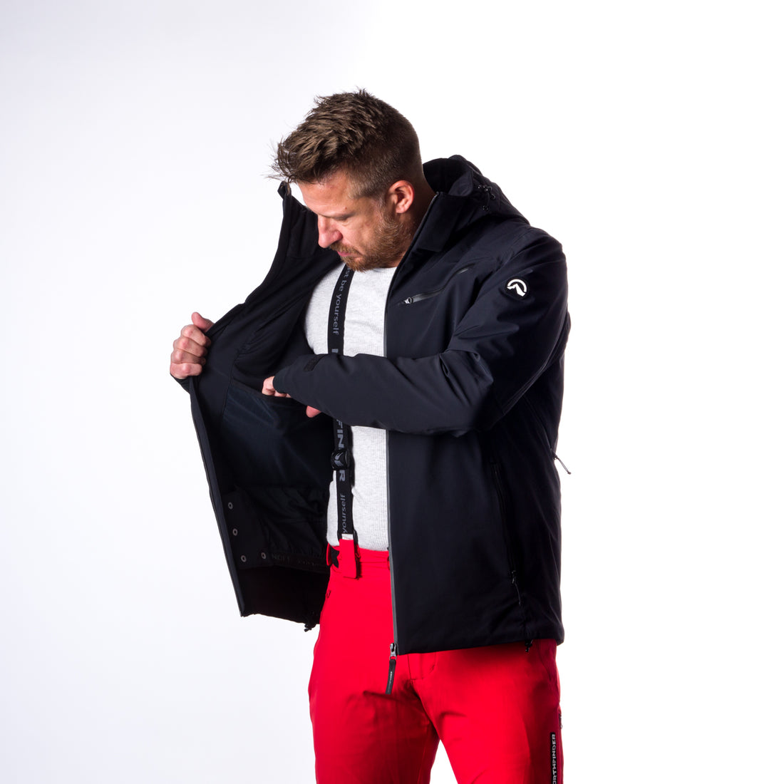 BU-3921SNW men's ski trend jacket insulated full pack BENTLY