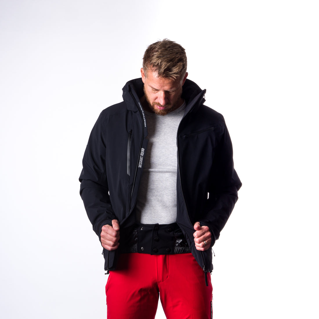 BU-3921SNW men's ski trend jacket insulated full pack BENTLY