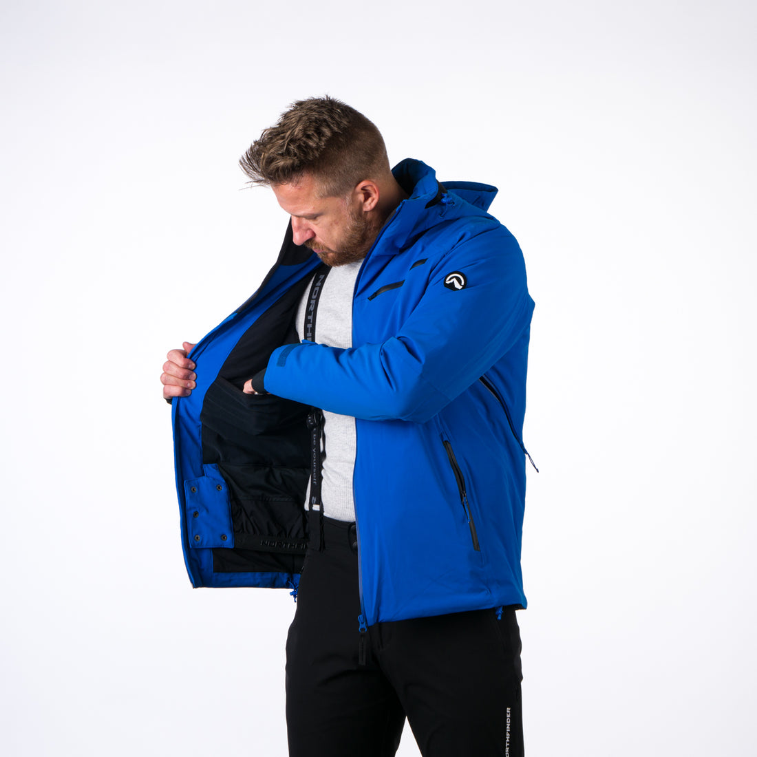 BU-3921SNW men's ski trend jacket insulated full pack BENTLY