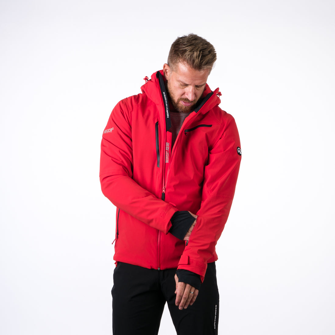 BU-3921SNW men's ski trend jacket insulated full pack BENTLY