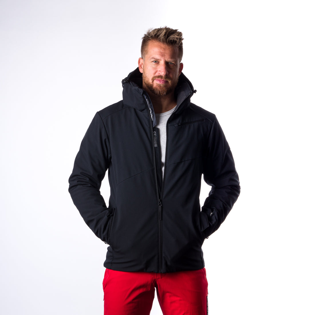 BU-3924SNW men's ski jacket softshell insulated full pack 3l KOBE