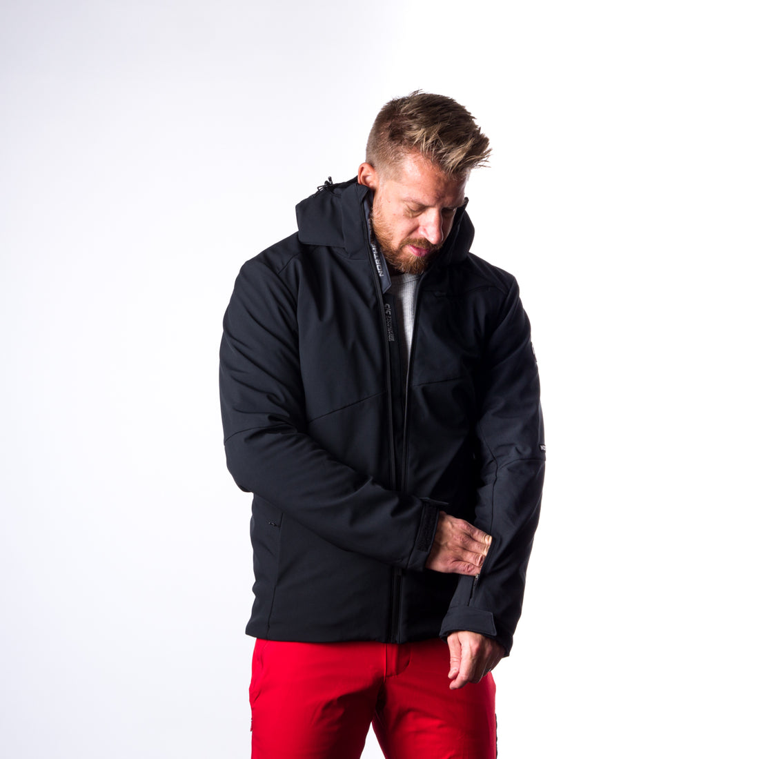 BU-3924SNW men's ski jacket softshell insulated full pack 3l KOBE