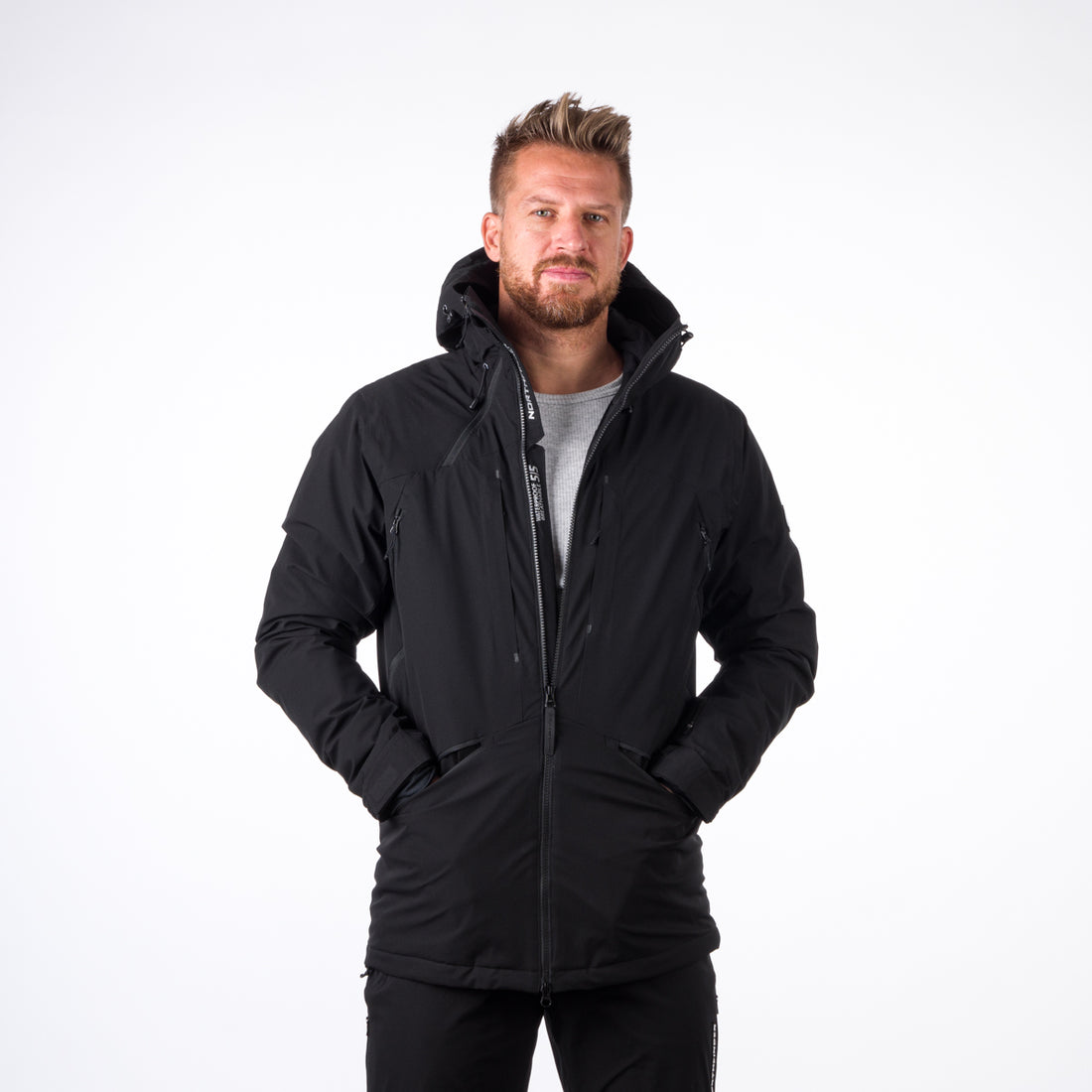 BU-3925SNW men's prolonged ski jacket insulated CHANDLER