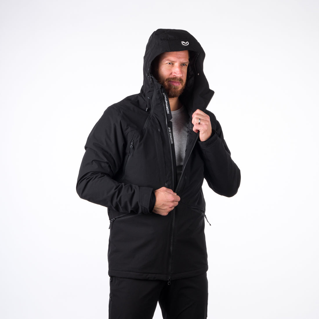 BU-3925SNW men's prolonged ski jacket insulated CHANDLER
