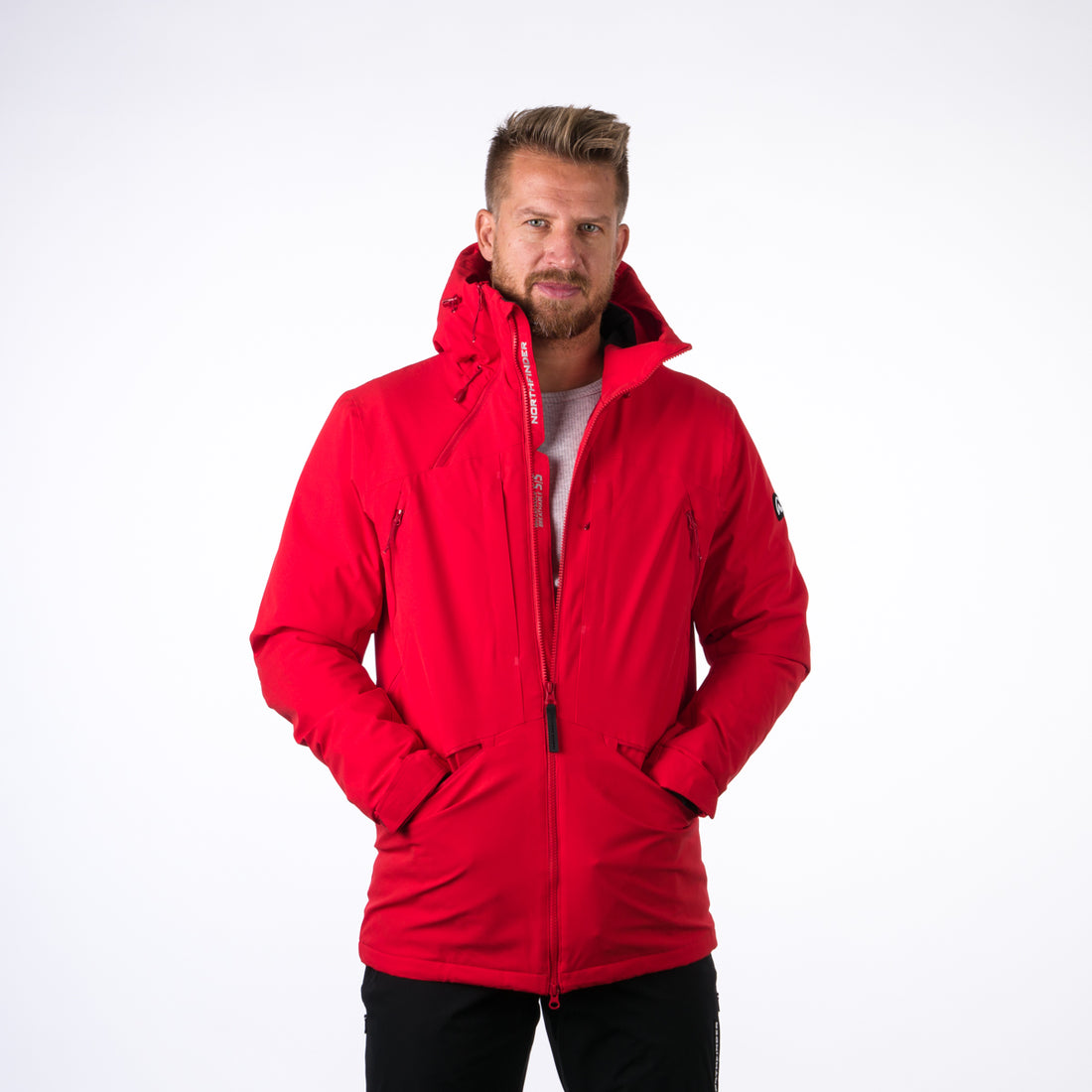 BU-3925SNW men's prolonged ski jacket insulated CHANDLER