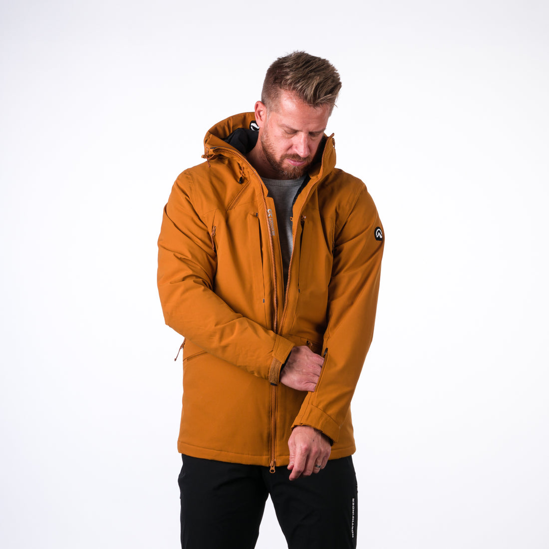 BU-3925SNW men's prolonged ski jacket insulated CHANDLER