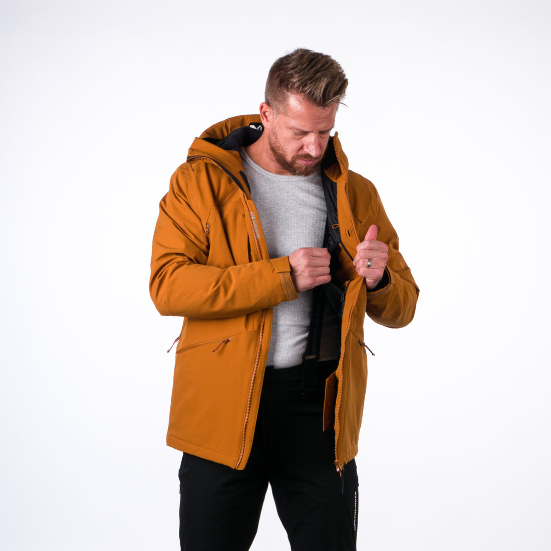 BU-3925SNW men's prolonged ski jacket insulated CHANDLER