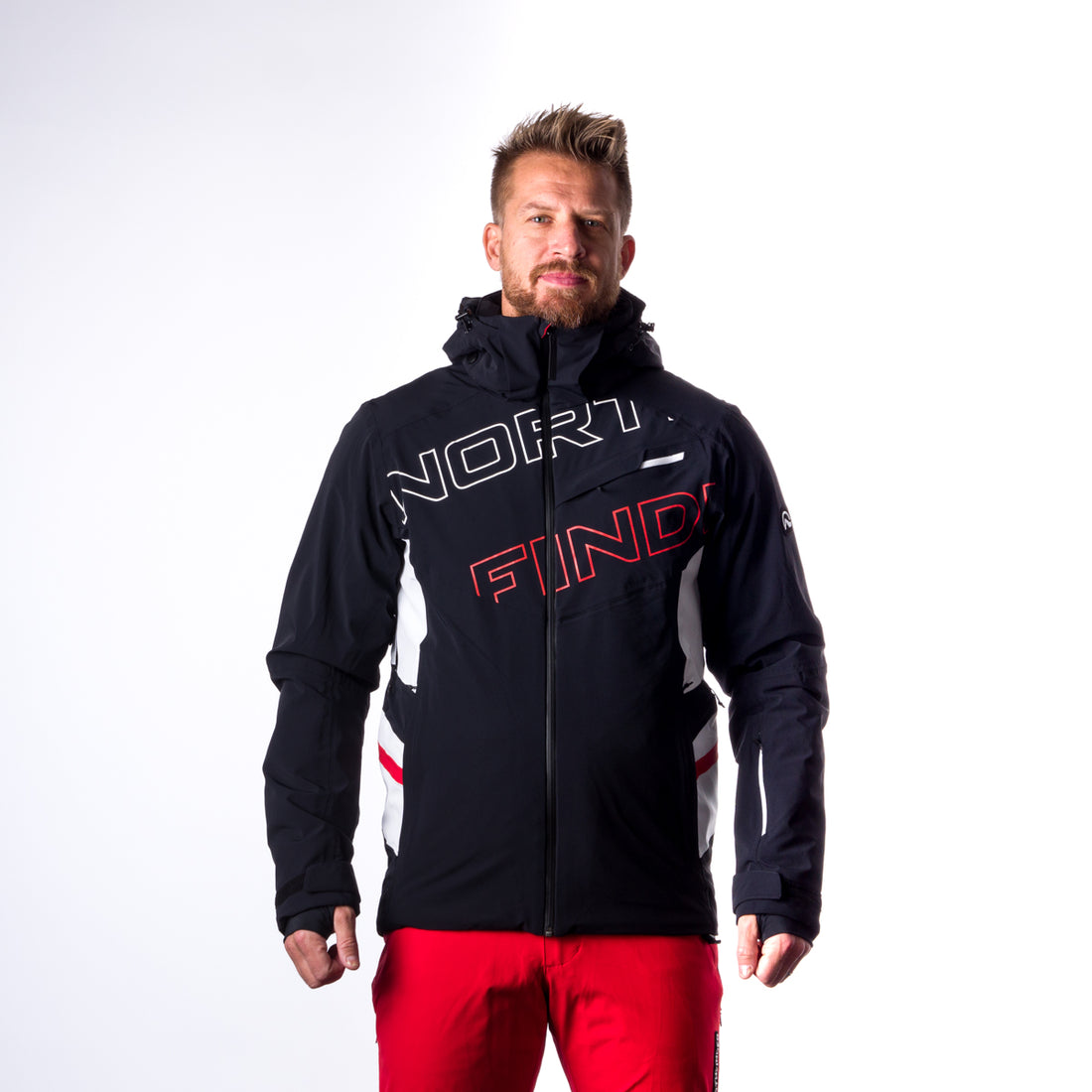 BU-3929SNW men's ski trend jacket insulated full pack DAMIEN