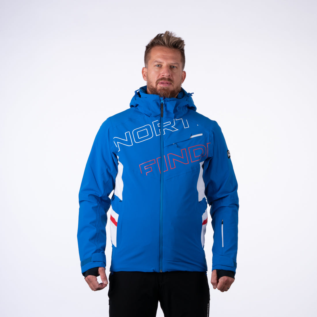 BU-3929SNW men's ski trend jacket insulated full pack DAMIEN