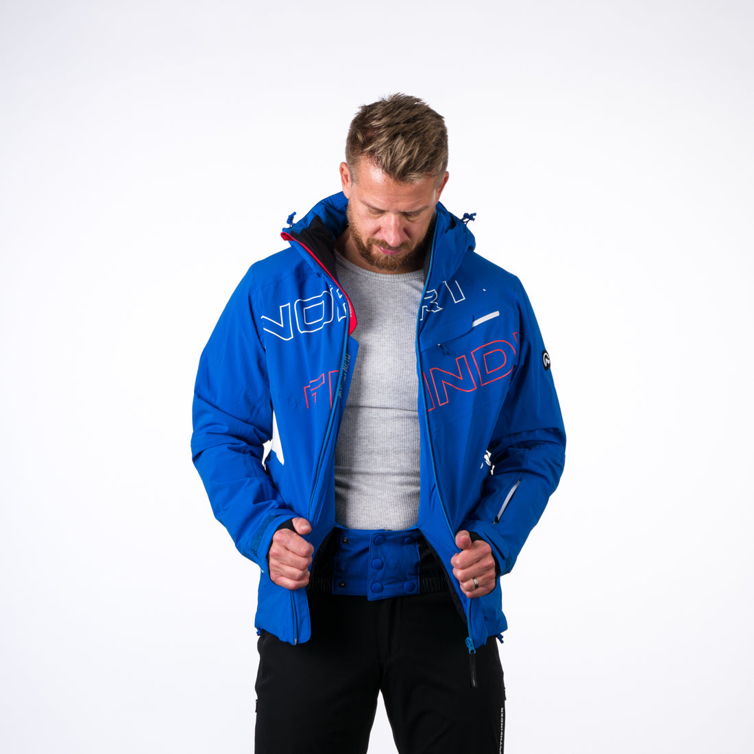 BU-3929SNW men's ski trend jacket insulated full pack DAMIEN