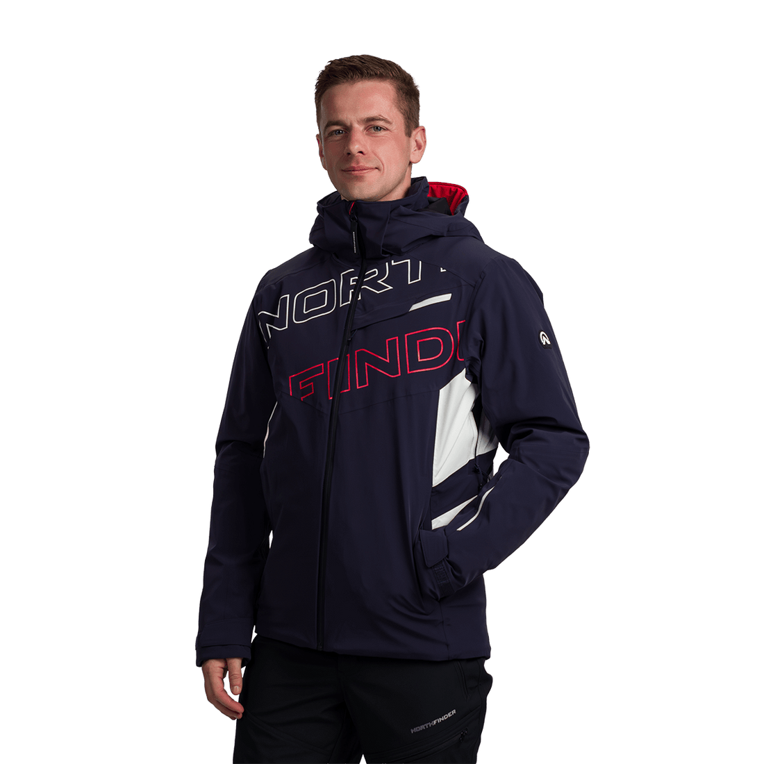 BU-3929SNW men's ski trend jacket insulated full pack DAMIEN