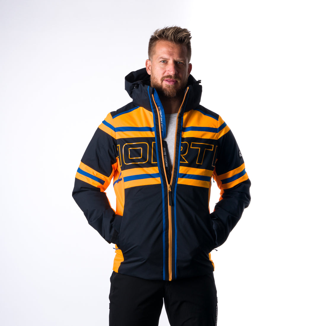 BU-3930SNW men's ski trend jacket insulated full pack RAMIRO