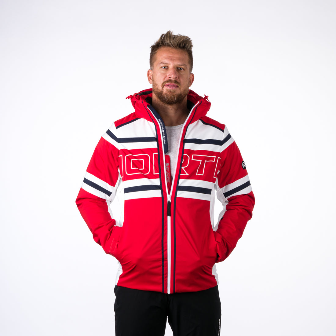 BU-3930SNW men's ski trend jacket insulated full pack RAMIRO
