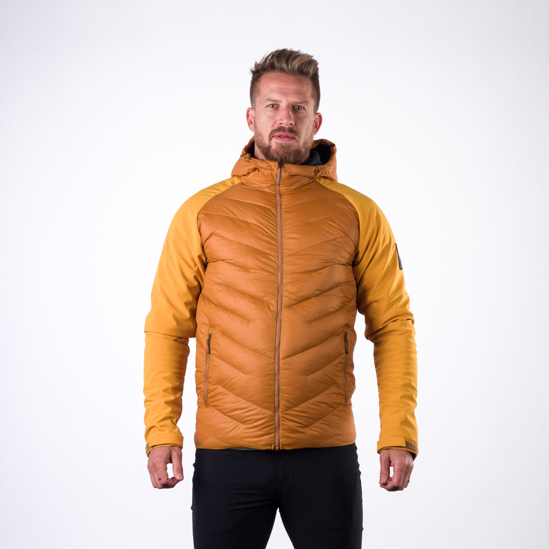 BU-3933SP men's insulated jacket combination with softshell NIKOLAS