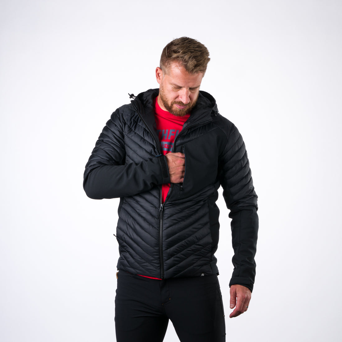 BU-3934SP men's active like down jacket MARSHALL