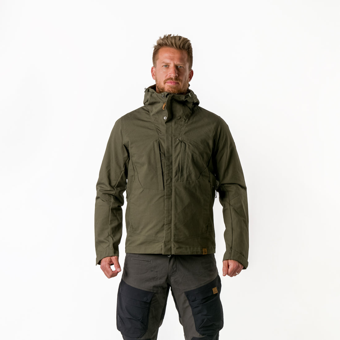 BU-3970AD men's wax jacket adventure KASH