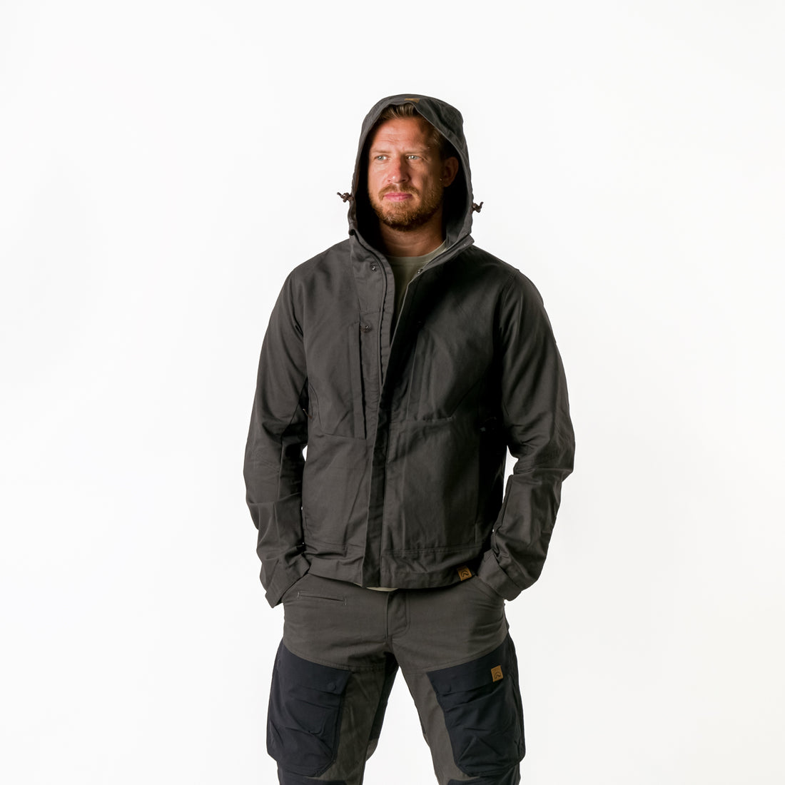 BU-3970AD men's wax jacket adventure KASH