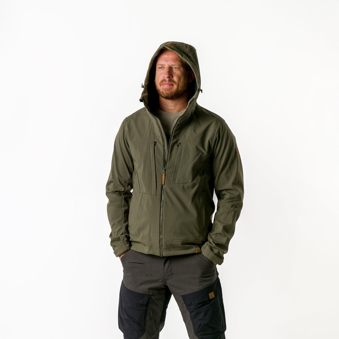 BU-3971AD men's softshell jacket 3L AUGUST