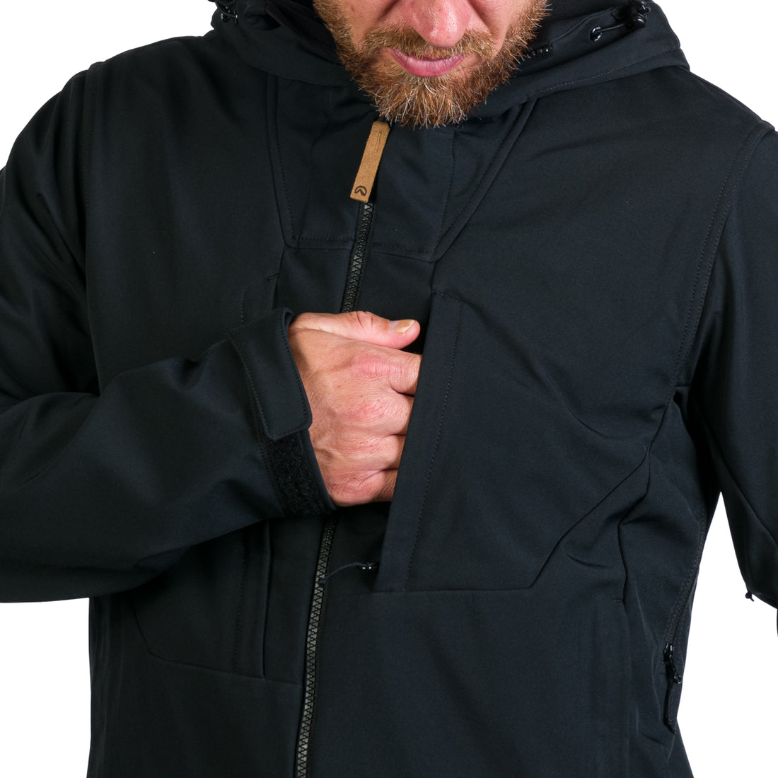 BU-3971AD men's softshell jacket 3L AUGUST