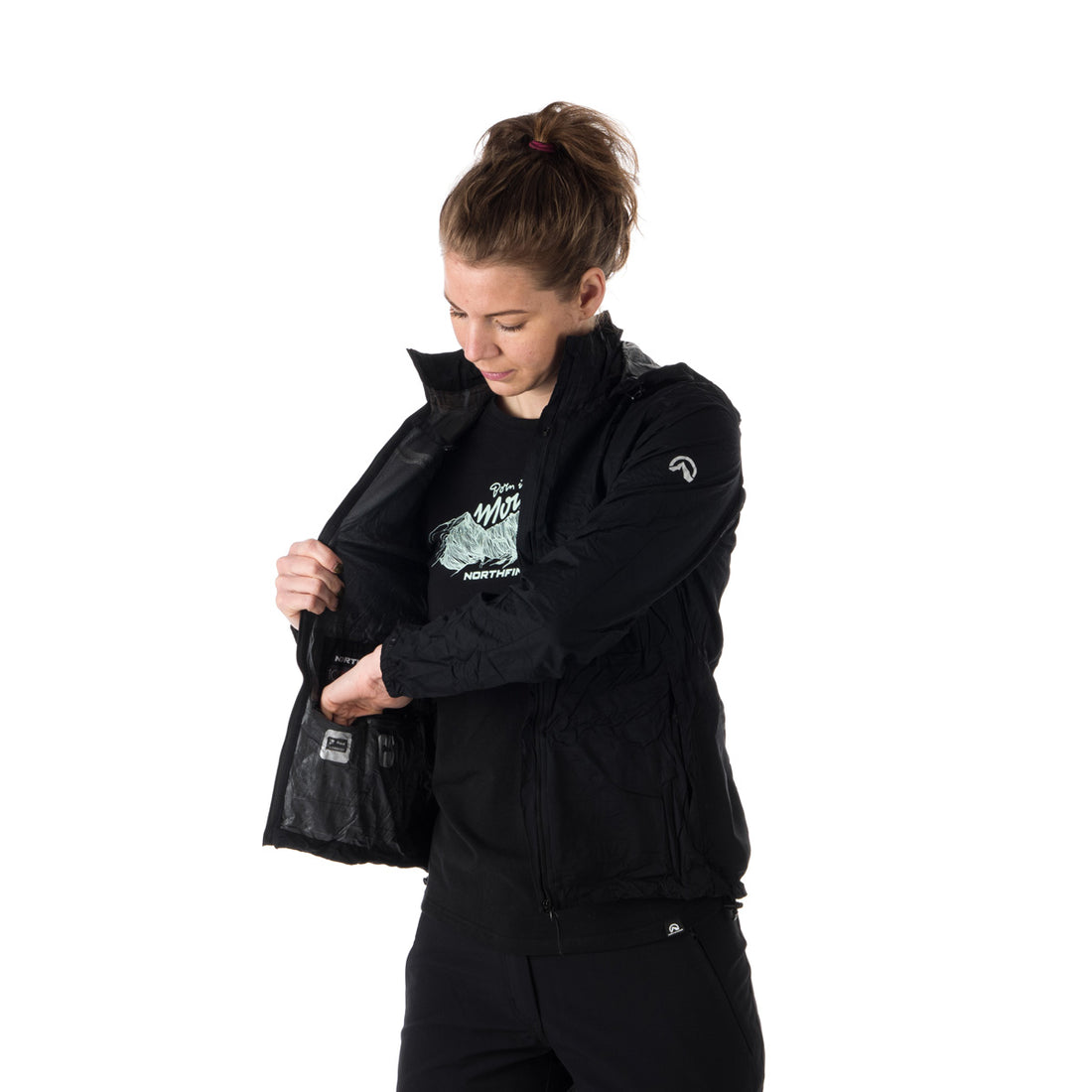 BU-4268OR women's waterproof multisport jacket stowable 2l NORTHKIT