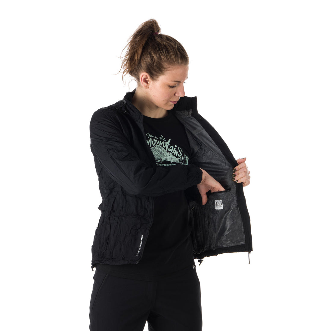 BU-4268OR women's waterproof multisport jacket stowable 2l NORTHKIT