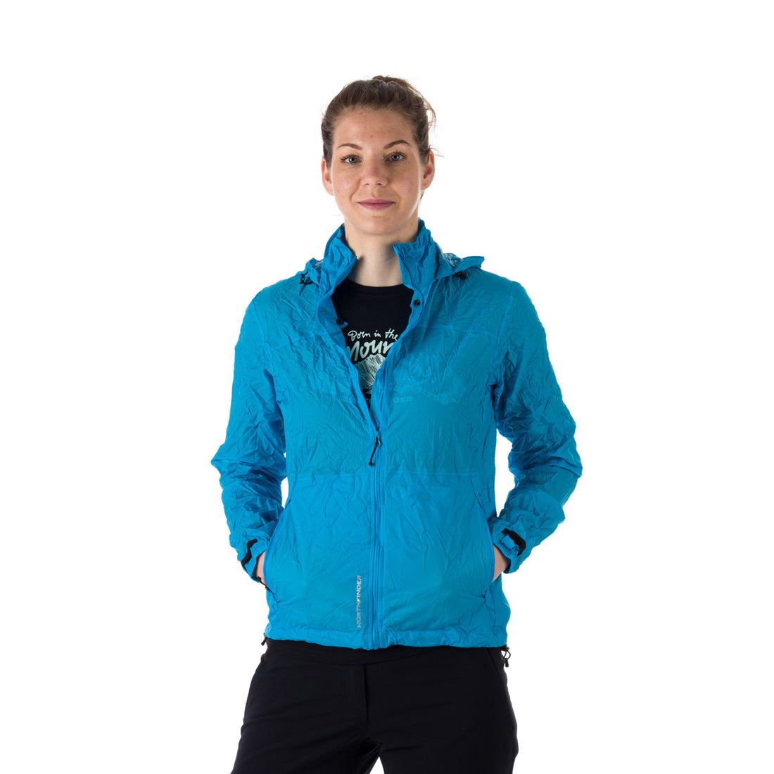 BU-4268OR women's waterproof multisport jacket stowable 2l NORTHKIT
