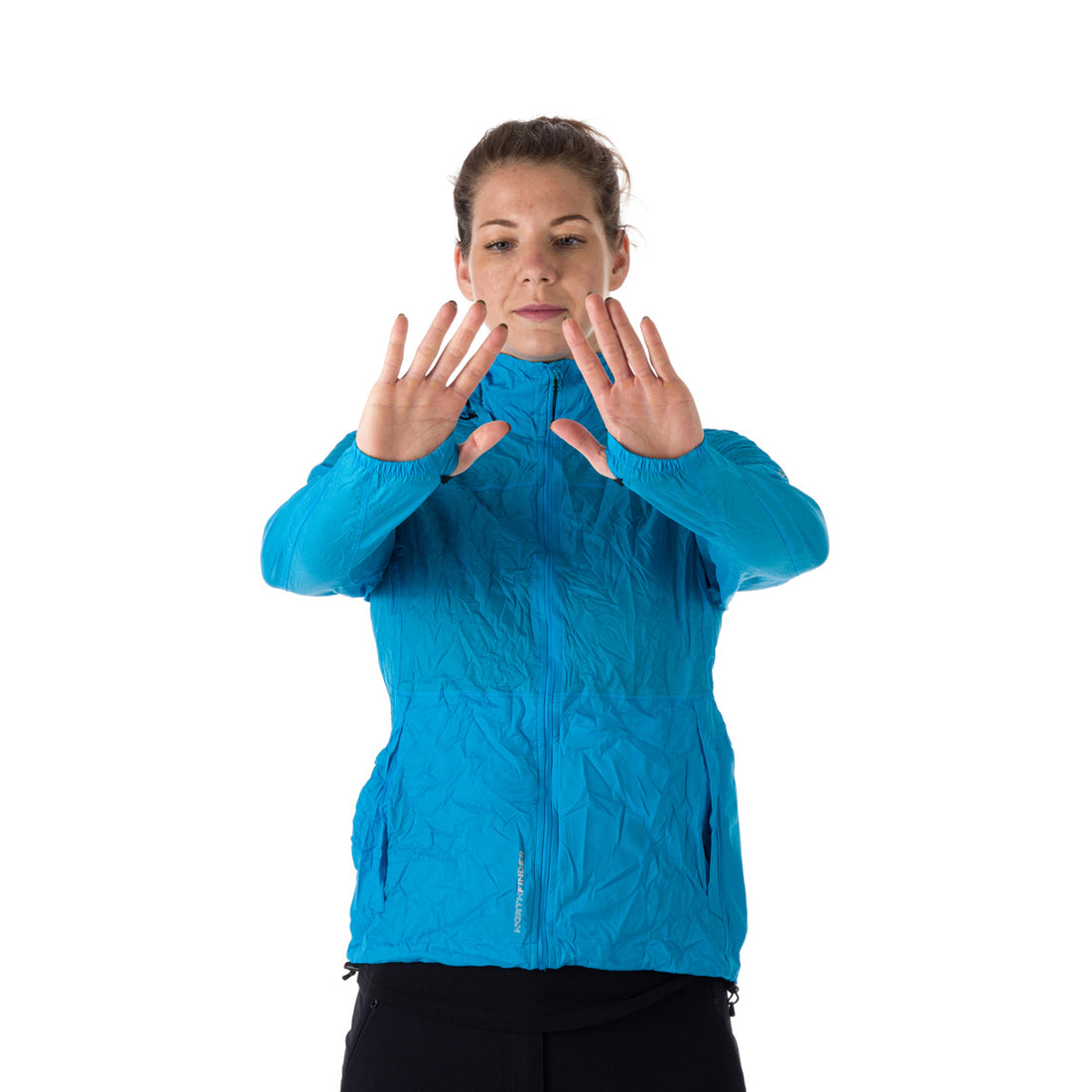 BU-4268OR women's waterproof multisport jacket stowable 2l NORTHKIT