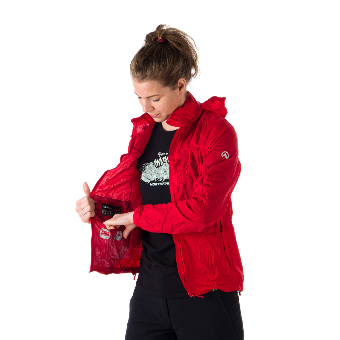 BU-4268OR women's waterproof multisport jacket stowable 2l NORTHKIT