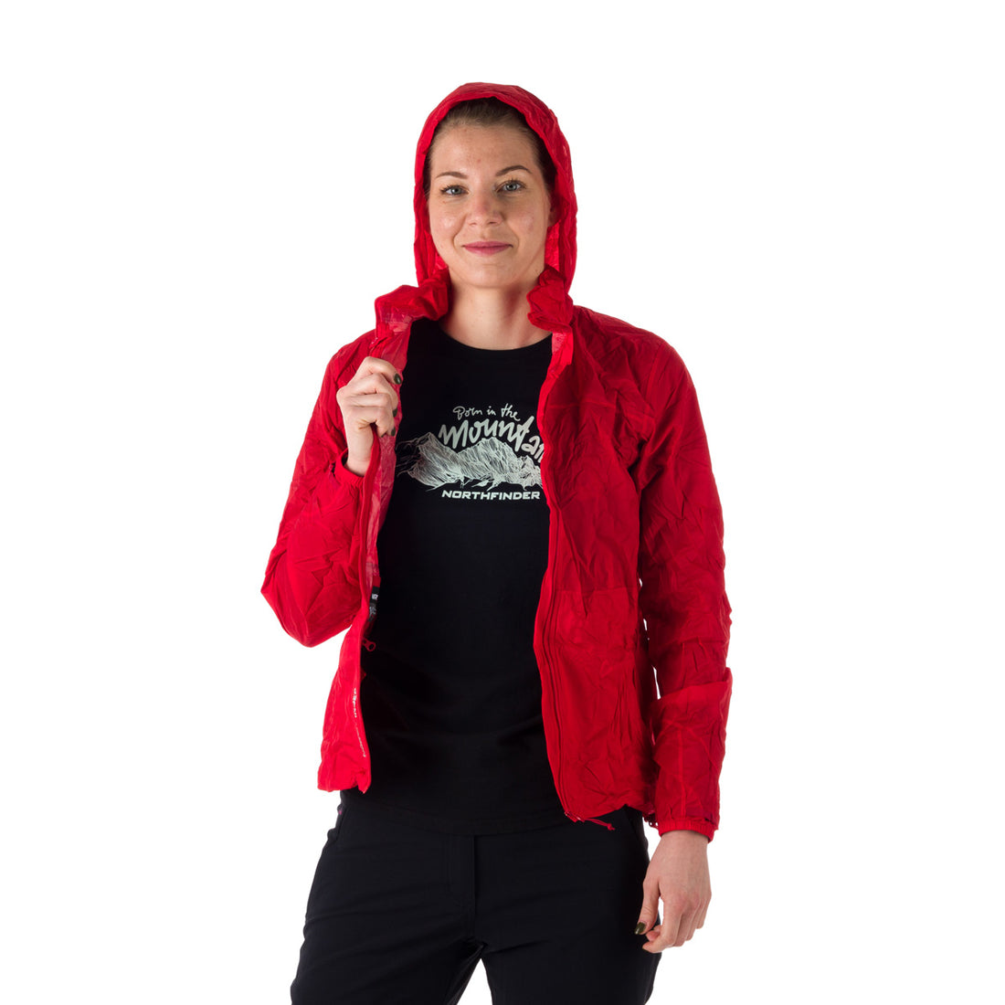BU-4268OR women's waterproof multisport jacket stowable 2l NORTHKIT