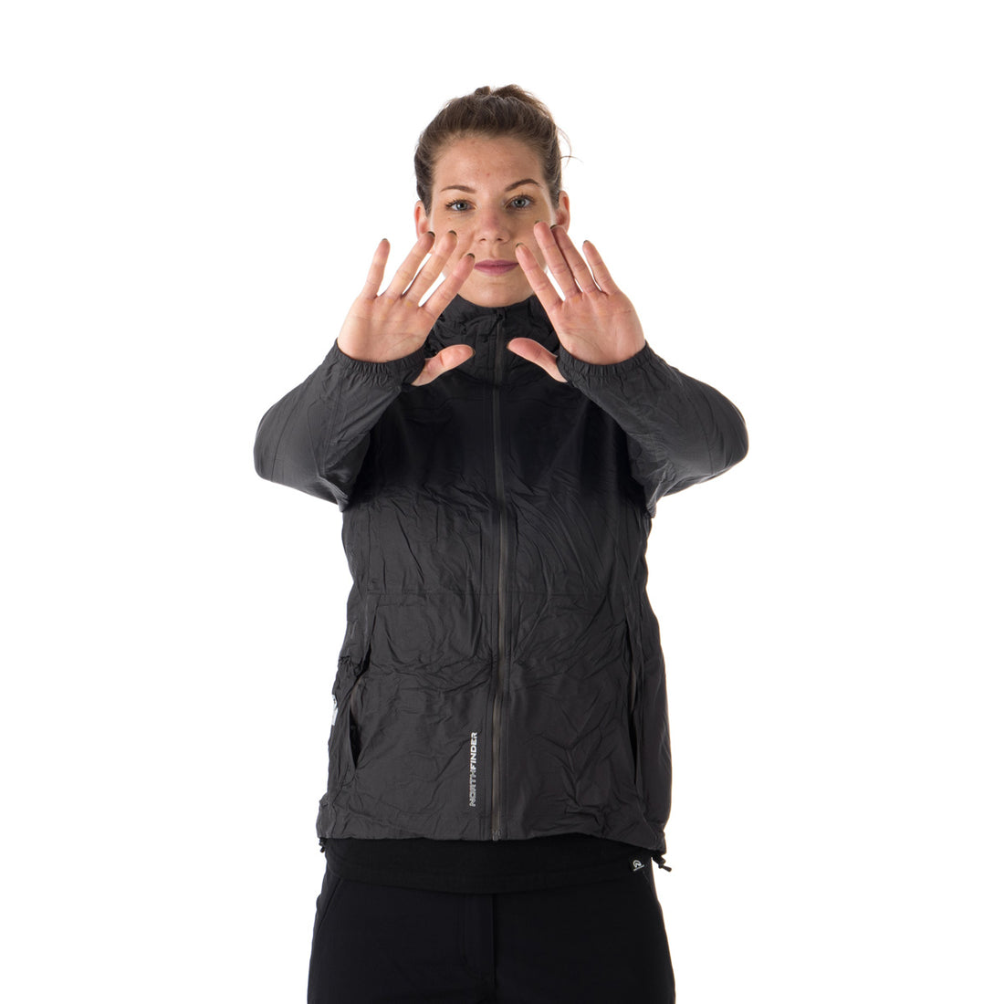 BU-4268OR women's waterproof multisport jacket stowable 2l NORTHKIT