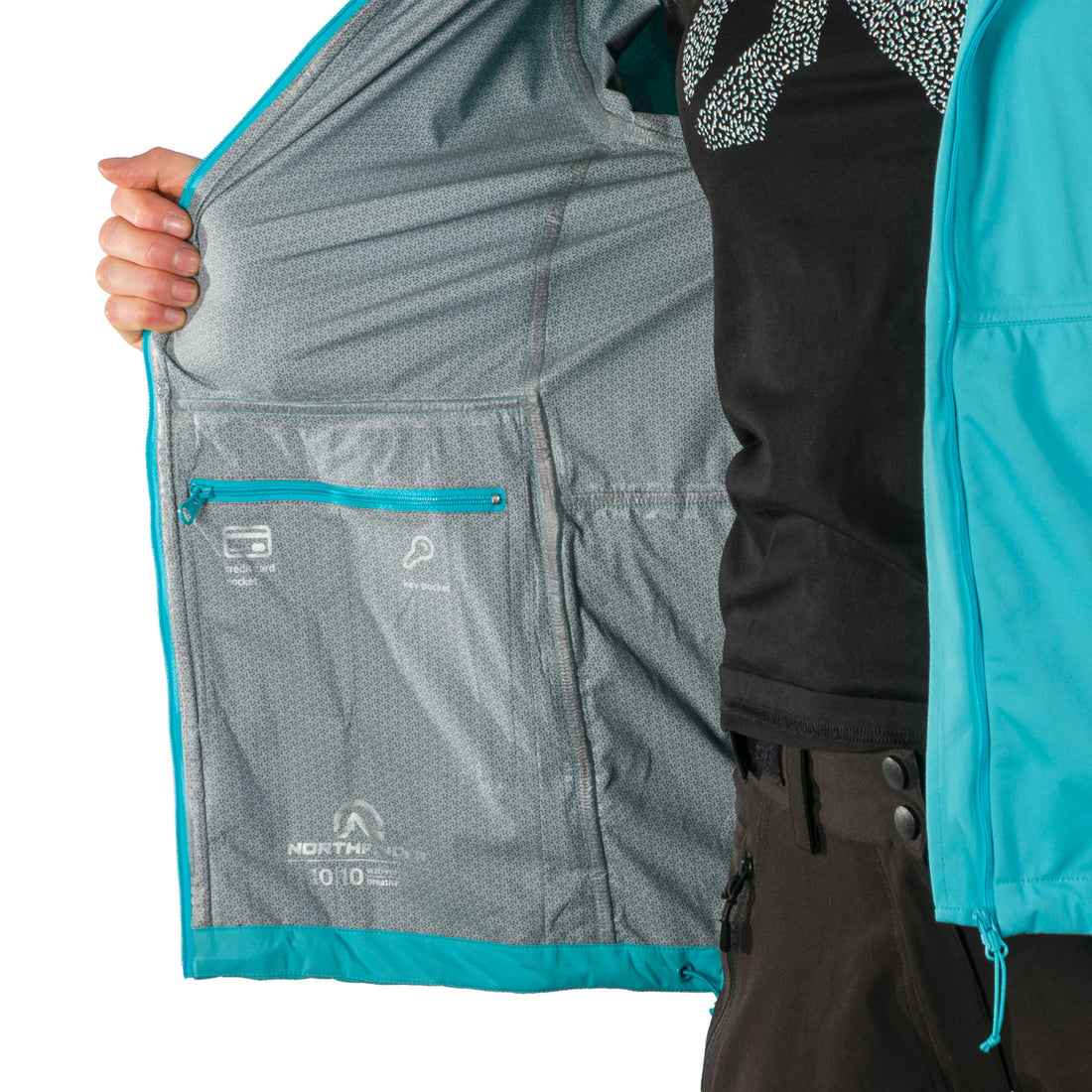 BU-42691OR women's waterproof multisport jacket stowable 2.5L  NORTHKITPRO1