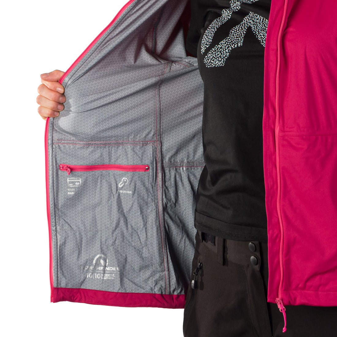 BU-42691OR women's waterproof multisport jacket stowable 2.5L  NORTHKITPRO1