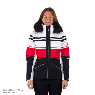 BU-4792SNW women's jacket ski insulated trendy full pack WERTINELA