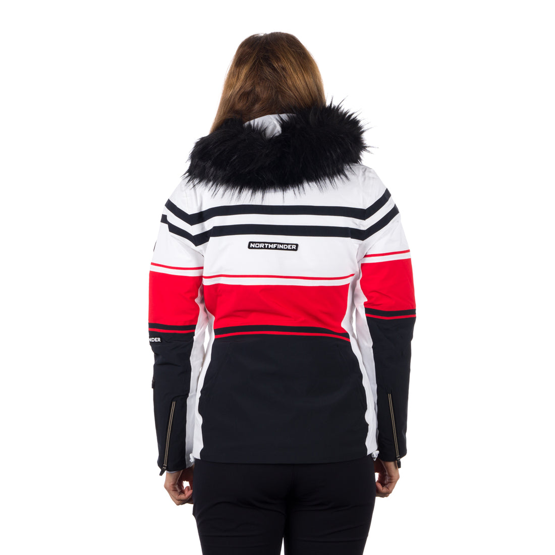 BU-4792SNW women's jacket ski insulated trendy full pack WERTINELA