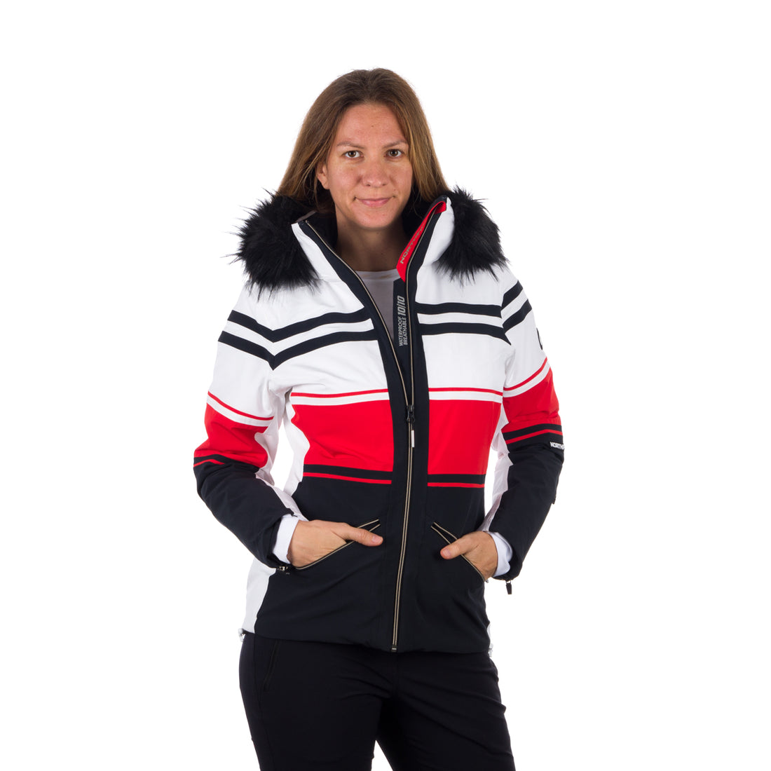BU-4792SNW women's jacket ski insulated trendy full pack WERTINELA