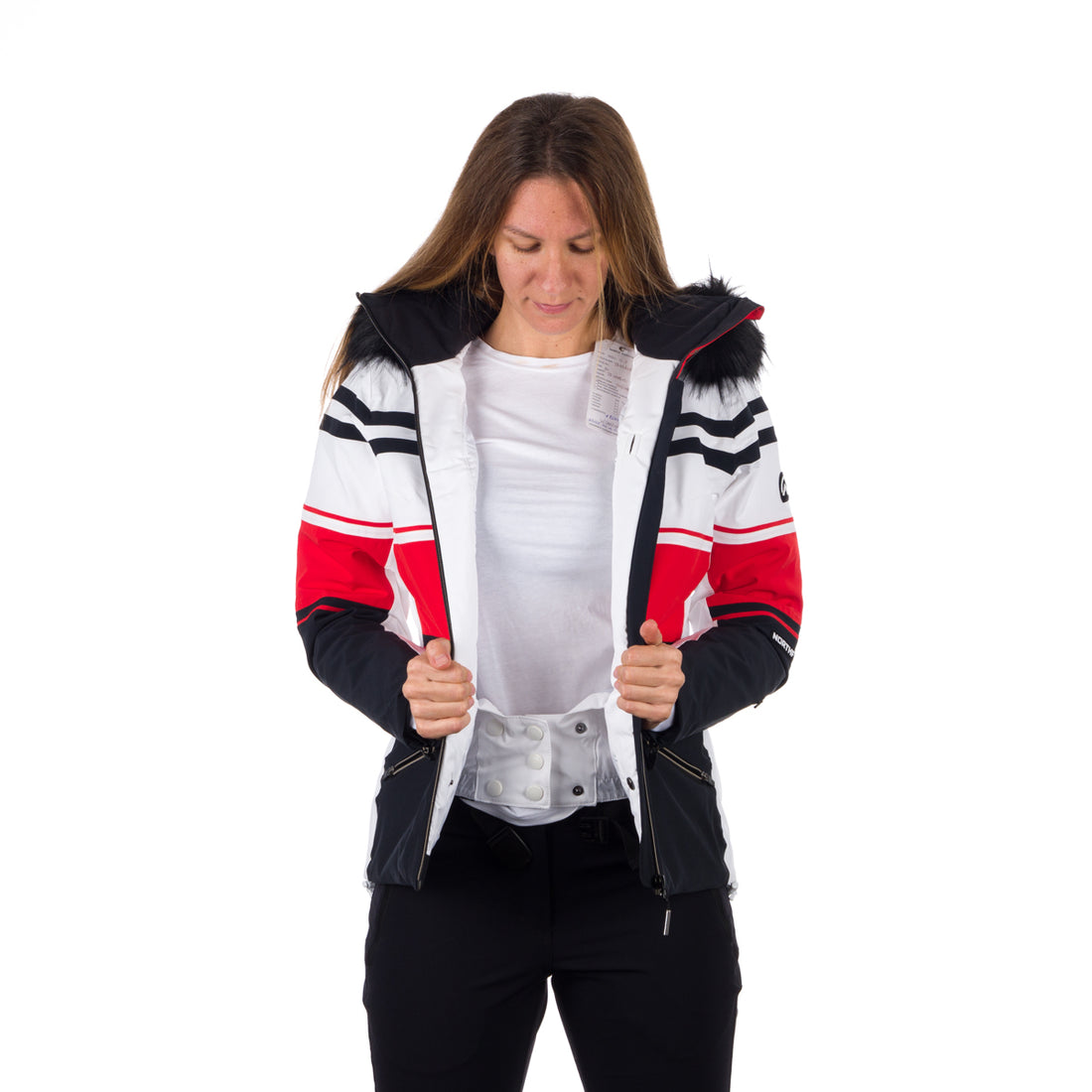 BU-4792SNW women's jacket ski insulated trendy full pack WERTINELA