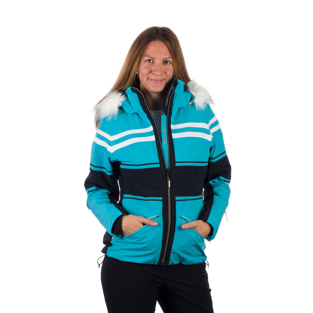 BU-4792SNW women's jacket ski insulated trendy full pack WERTINELA