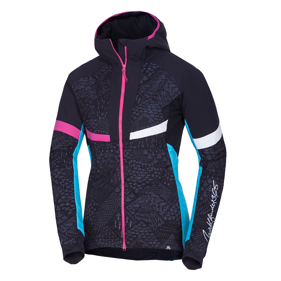BU-48072SKP women´s ski-touring jacket thermal padded Primaloft down blend  ROHACE