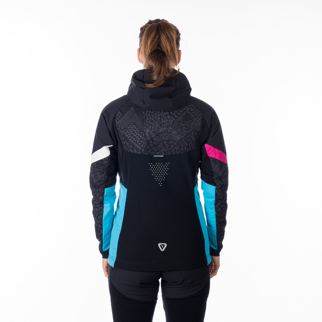 BU-48072SKP women´s ski-touring jacket thermal padded Primaloft down blend  ROHACE